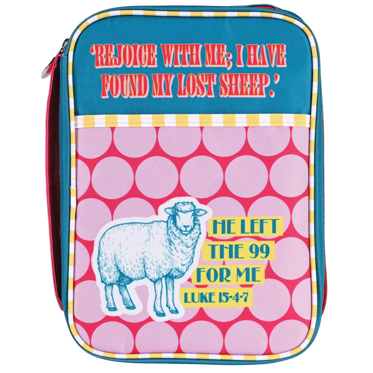 BCK-L296 Bible Cover Sheep He Left The 99 Lg