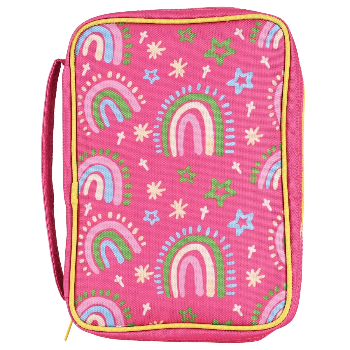 BCK-1S3 Kid Bible Cover Pink Rainbow I Can Do