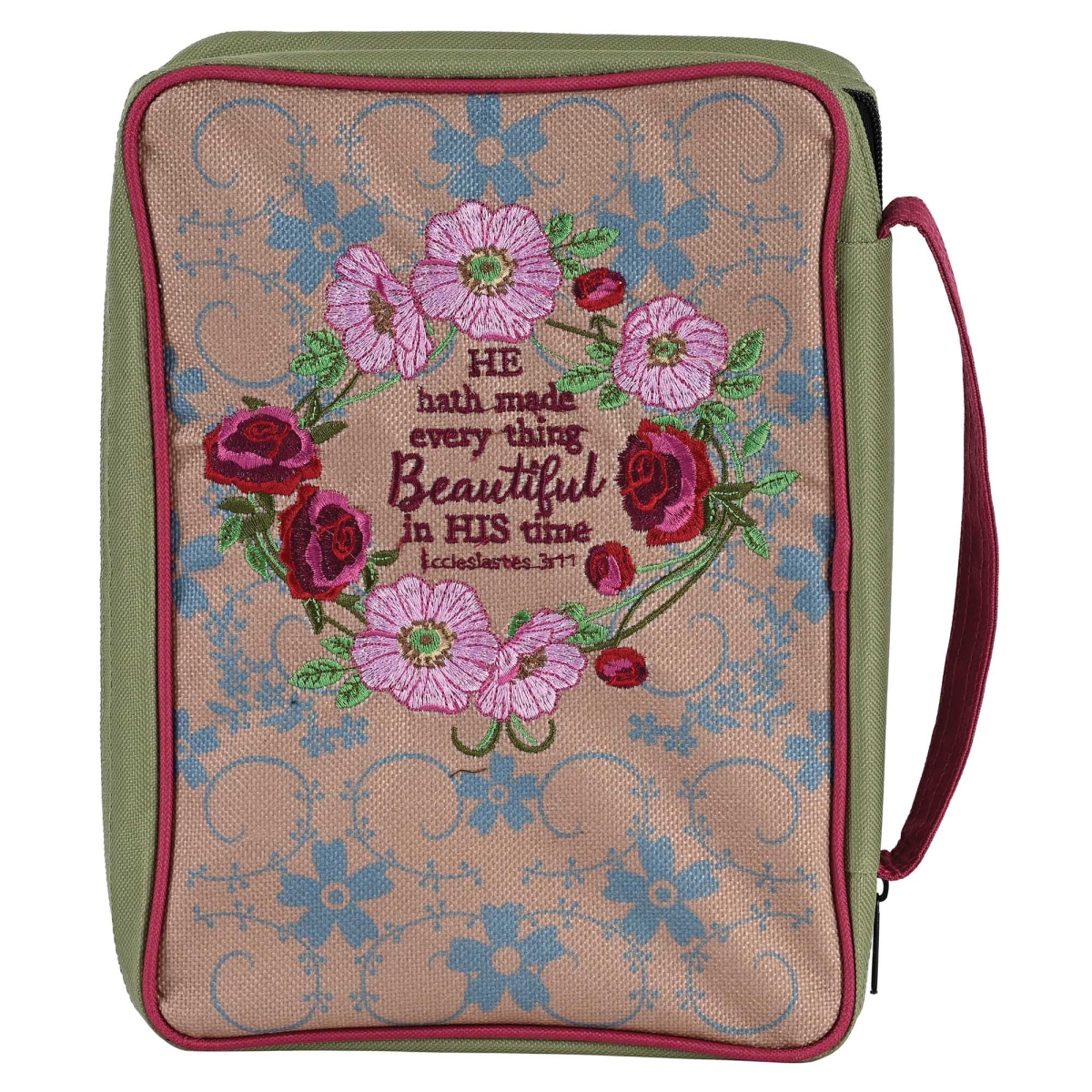 BCK-LP298 Bible Cover He Hath Made Every Lg Prt