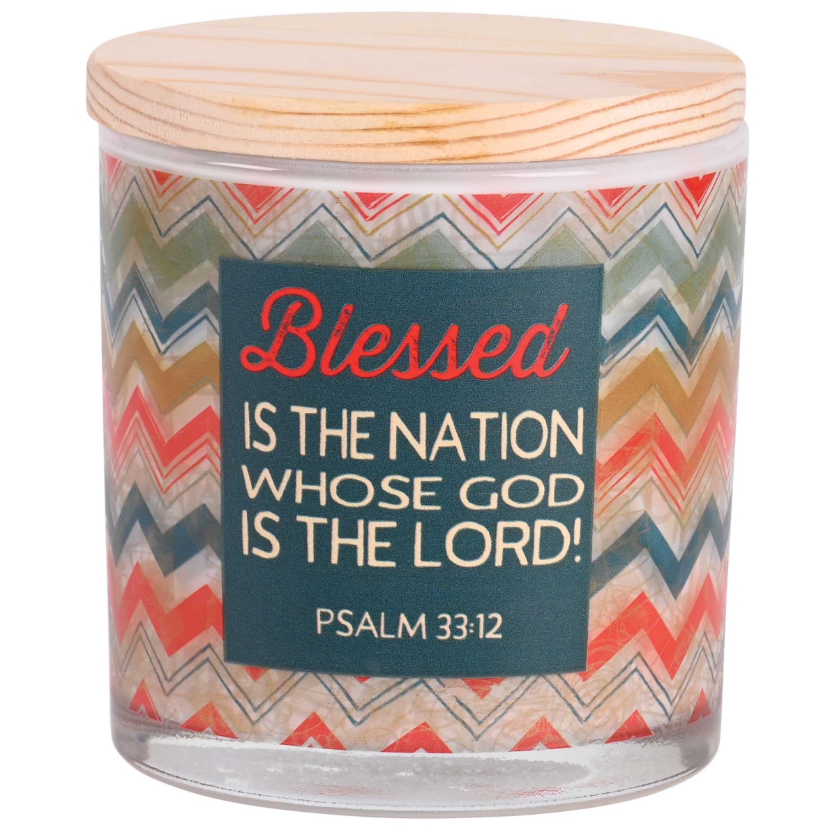 CNDLG-62 Soy Candle Blessed Is The Nation 13 Oz