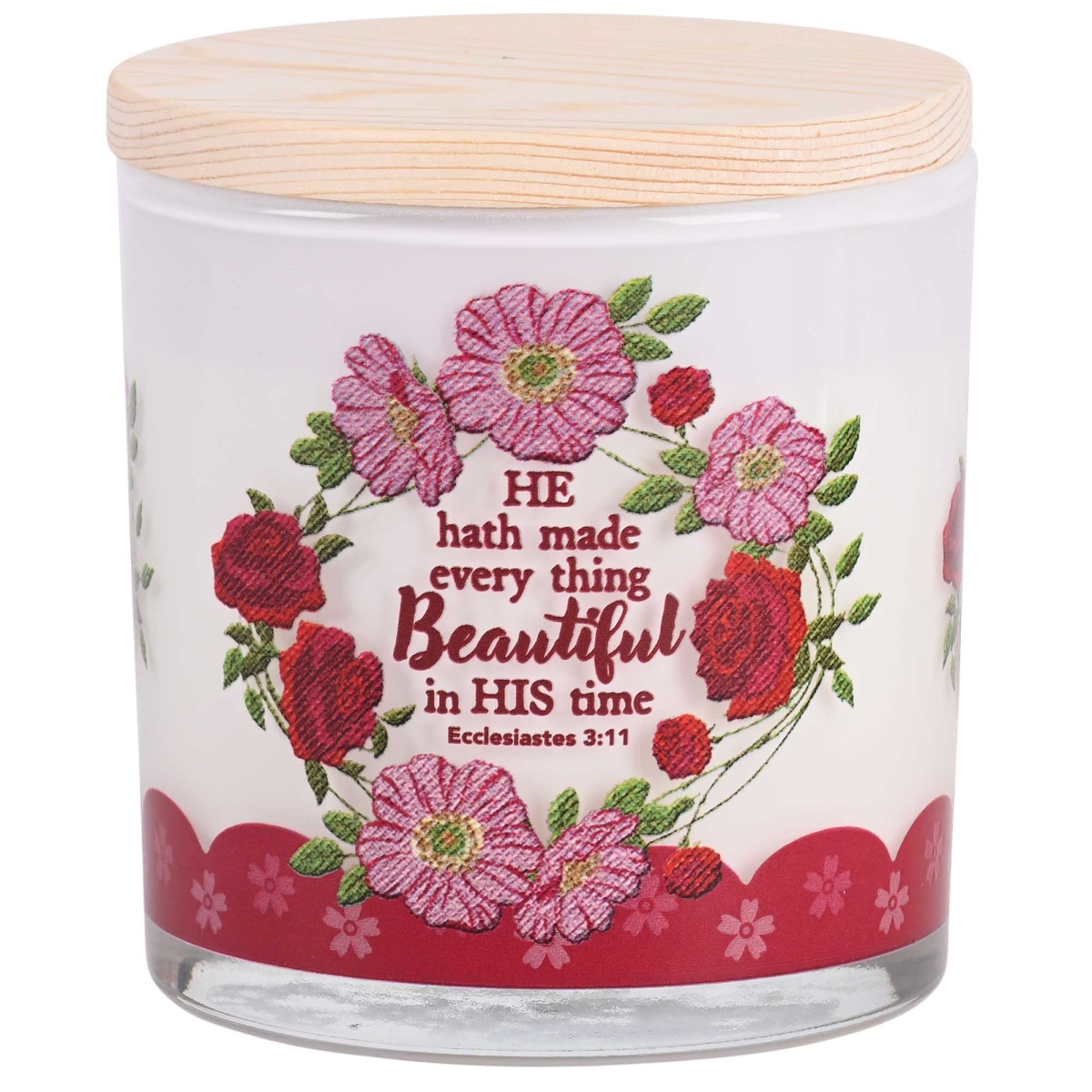 CNDLG-53 Soy Candle Floral He Hath Made 13 Oz
