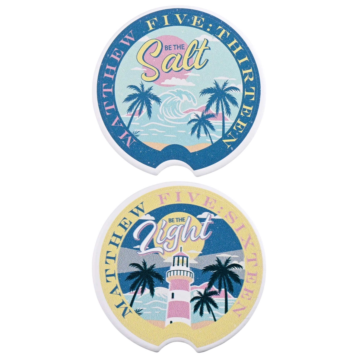 CC-61 Car Coaster Be The Salt Be The Light 2Pk