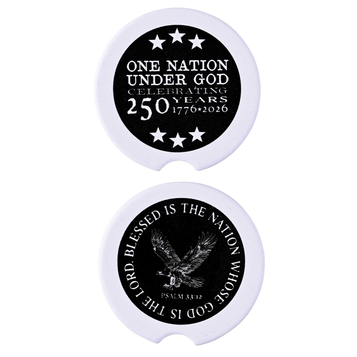 CC-67 Car Coaster Eagle Blessed And One Nation