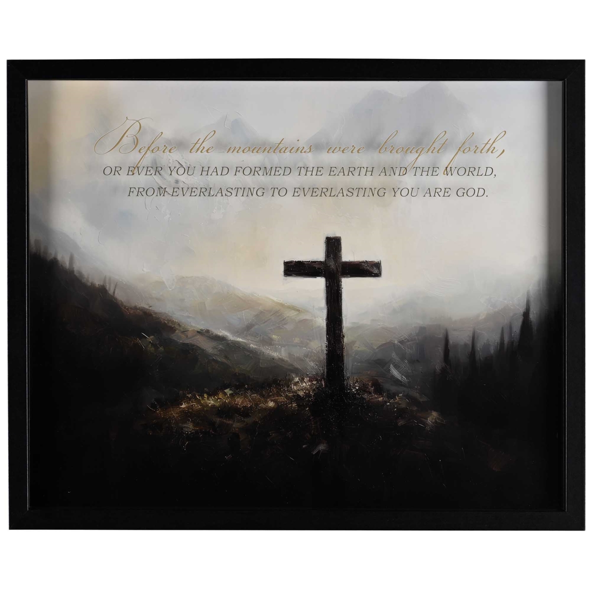 FRMWDBL-2016-8 Framed Wall Art Before The Mountains