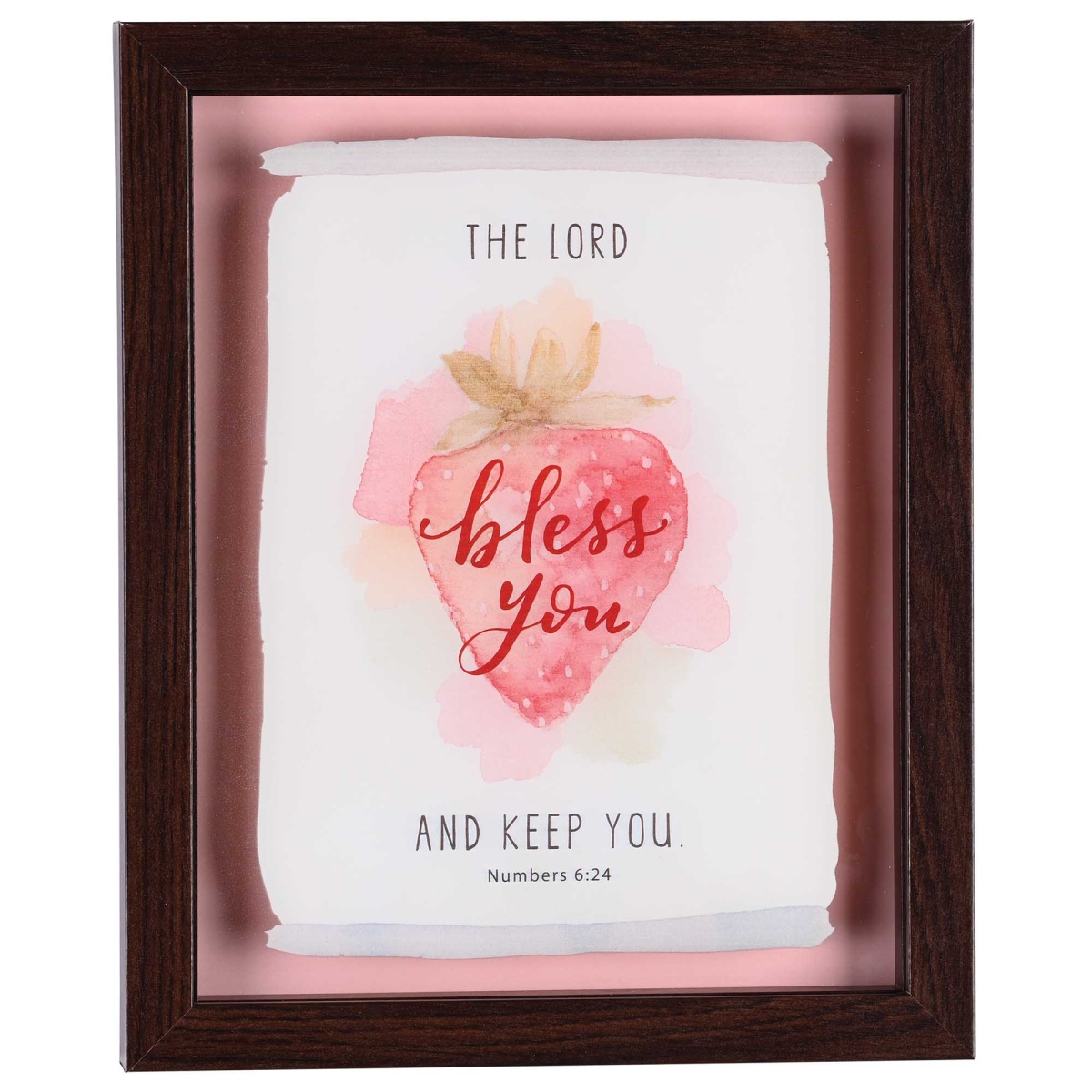 FRMWDWAL-810-28 Framed Art The Lord Bless You & Keep You