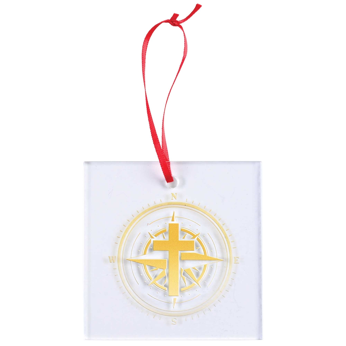 ORNG-305 Ornament Cross Compass 3.5H