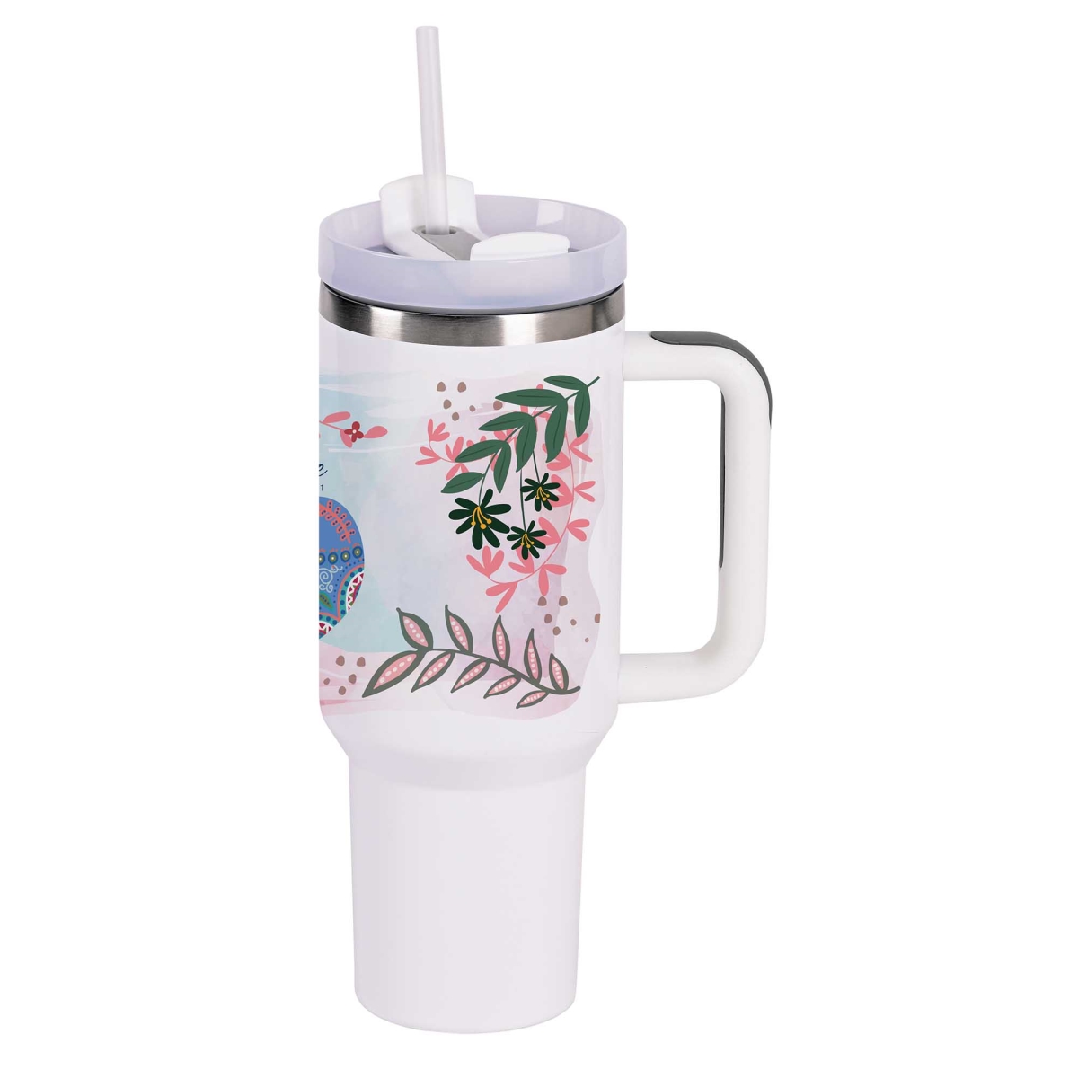 SST40W-2 Tumbler Floral Bird Hope For Future 40Oz