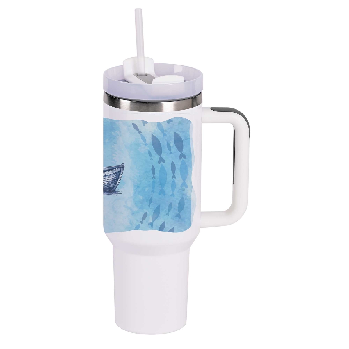SST40W-5 Tumbler Boat Be Still Psalm 46:10 40 Oz