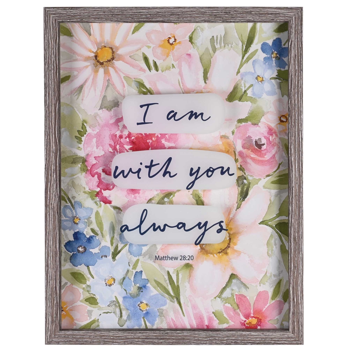 FRMWDWG-1216-5 Framed Wall Art I Am With You Always