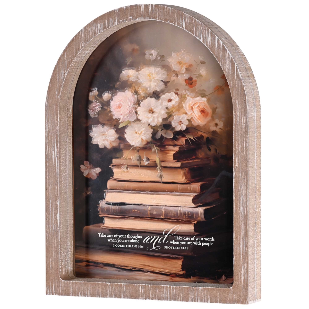 FRMA108 Framed Arch Take Care Of Thoughts 11X15