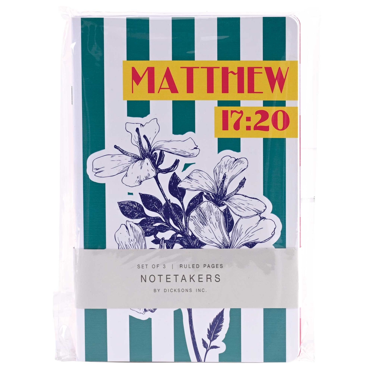 NB-128 Notetakers Floral Matthew 17:20