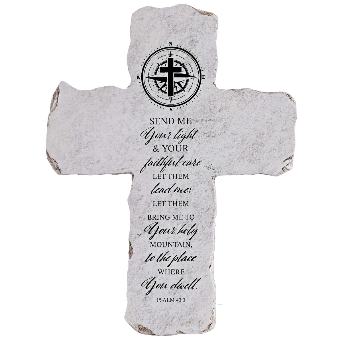 TTCR-3019 Tabletop Cross Compass Psalm 43:3