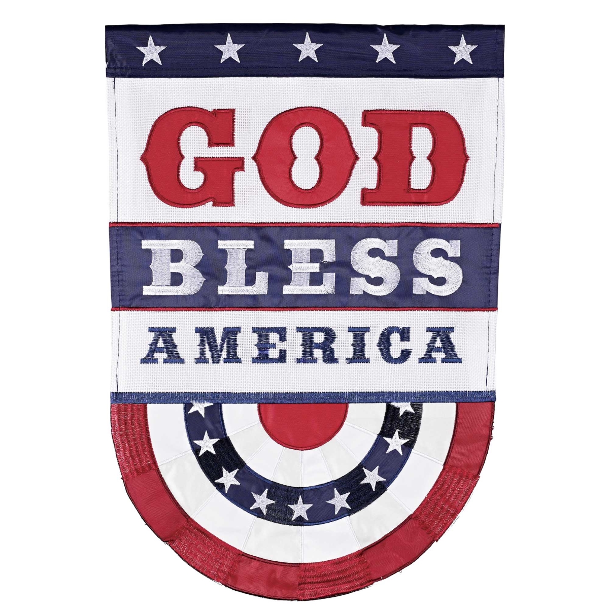 M012168 Garden Flag God Bless America