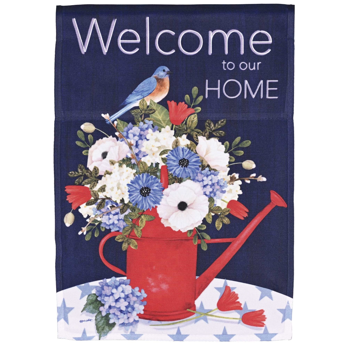 M070368 House Flag Welcome To Our Home