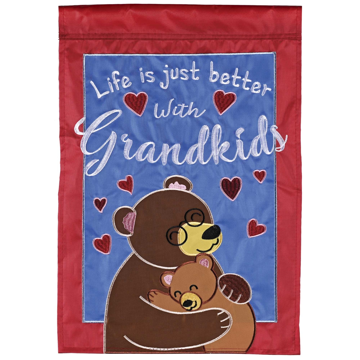 M012187 Garden Flag Life Is Just Better With
