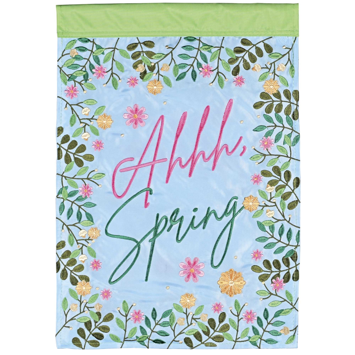 M012174 Garden Flag Floral Ahhh Spring