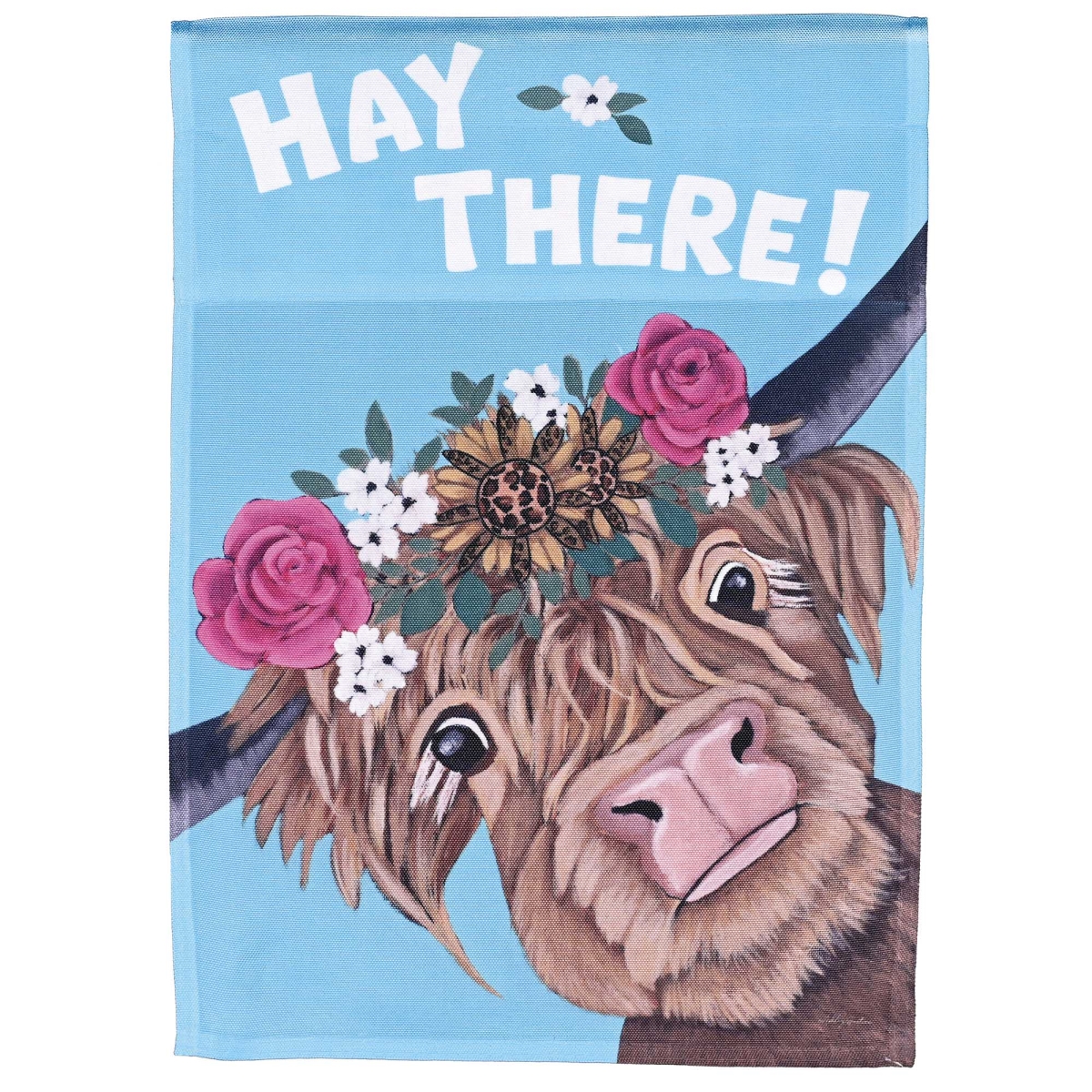 M070357 House Flag Cow Hay There