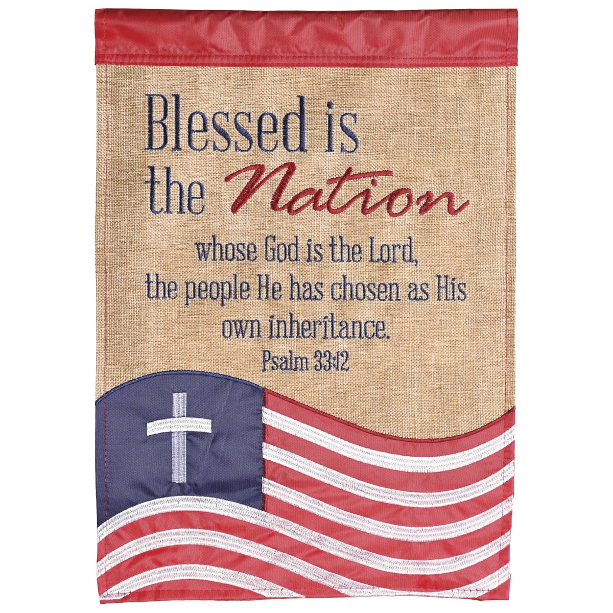 FLAG-4130 House Flag Blessed Nation