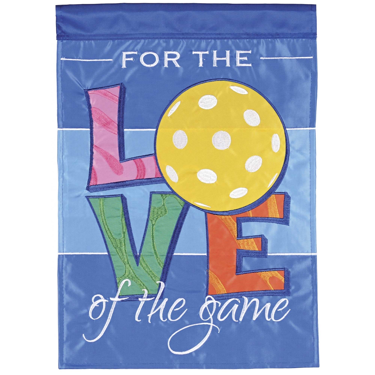 M012178 Garden Flag Pickleball For The Love