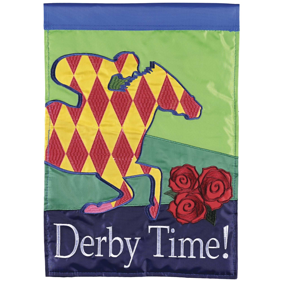 M012193 Garden Flag Derby Time