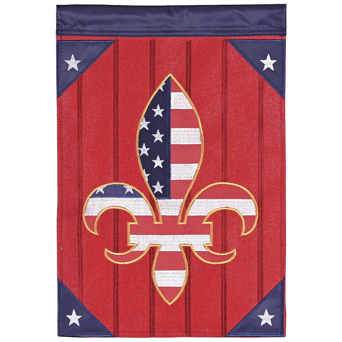 M012208 Garden Flag Red White And Blue