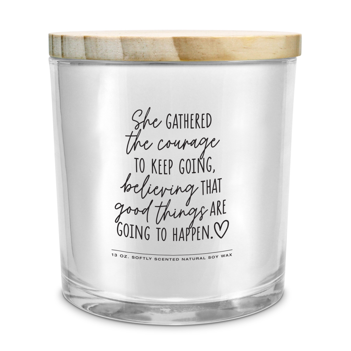 55003 Soy Candle She Gathered The Courage