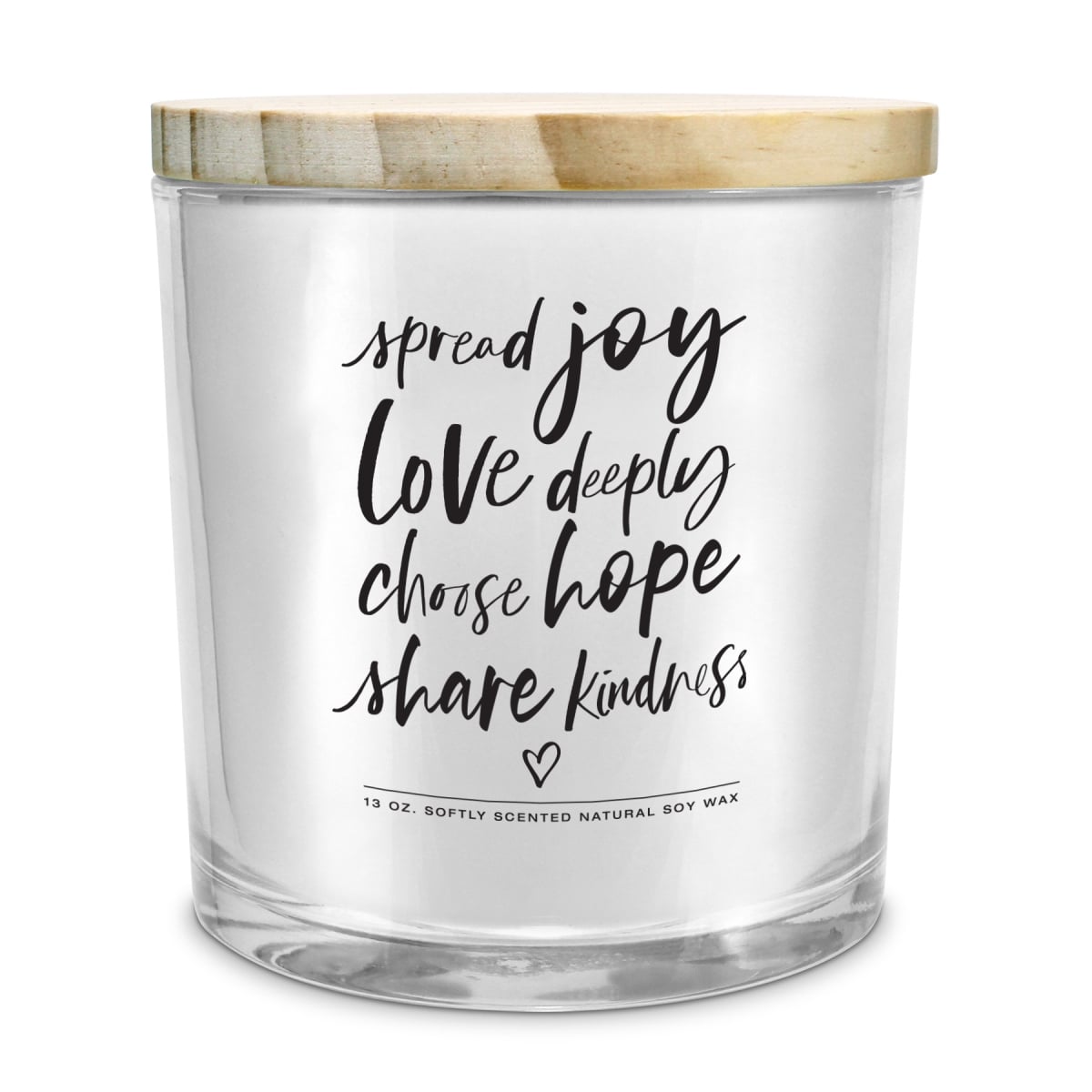 55002 Soy Candle Spread Joy Love Deeply