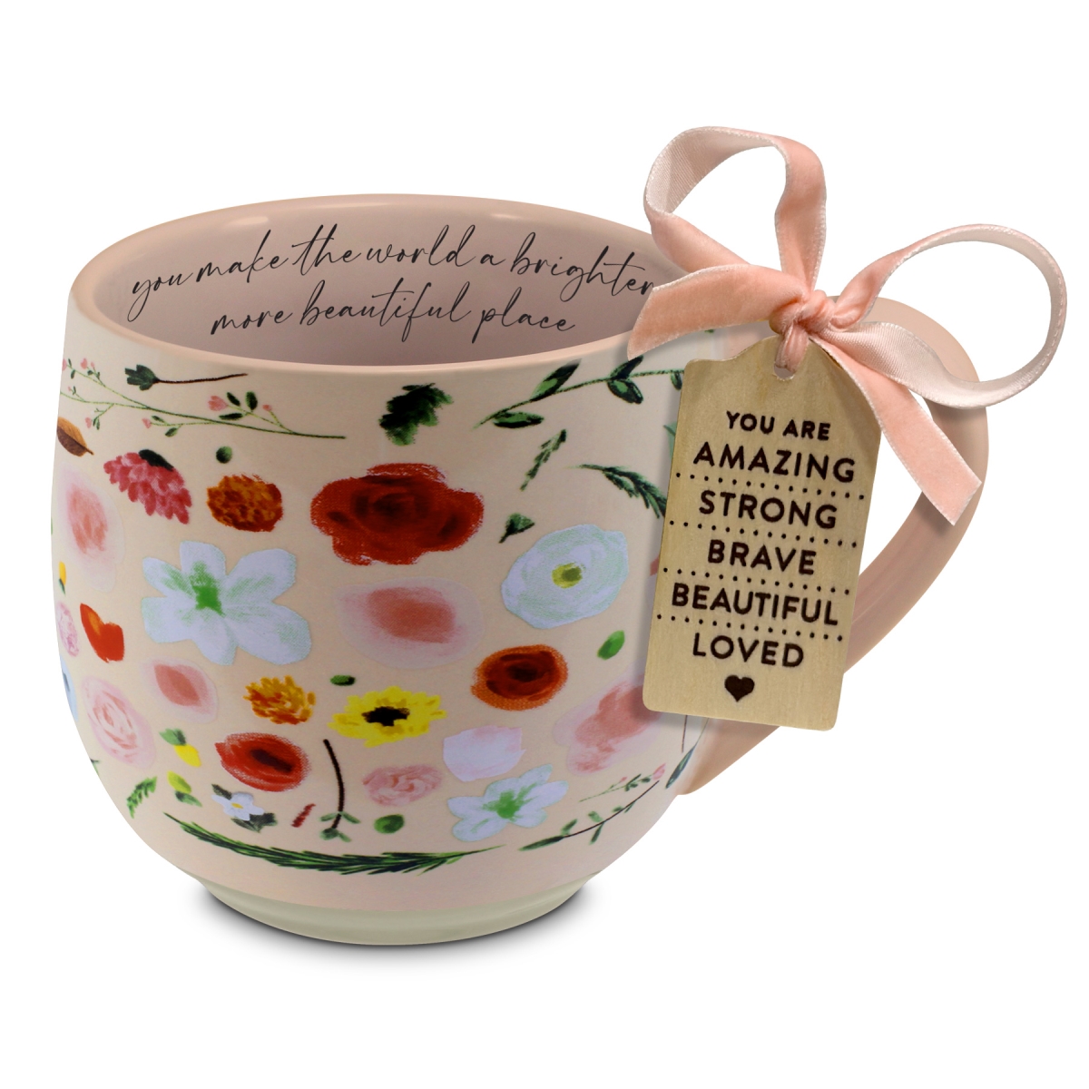 58015 Mug Blooming Joy You Make The World 18Oz