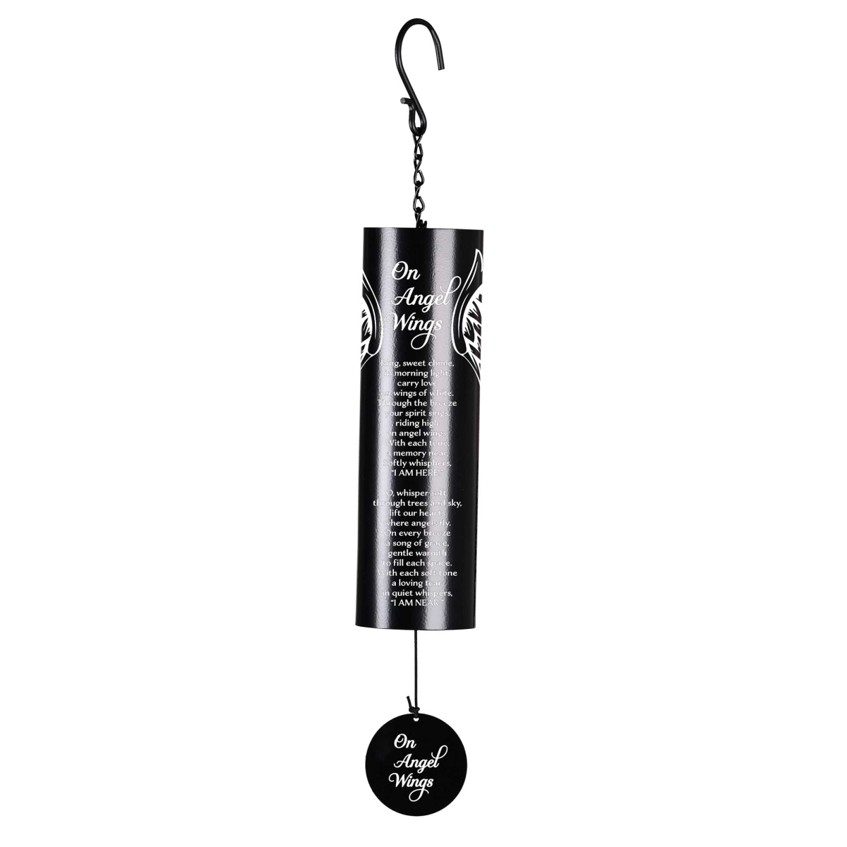 WCA-3B4 Windchime On Angel Wings Iron