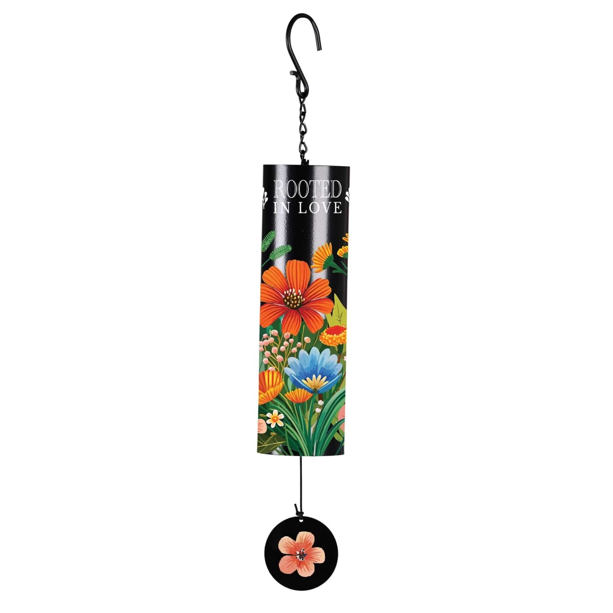 WCA-3B1 Windchime Planted Rooted Blooming Iron