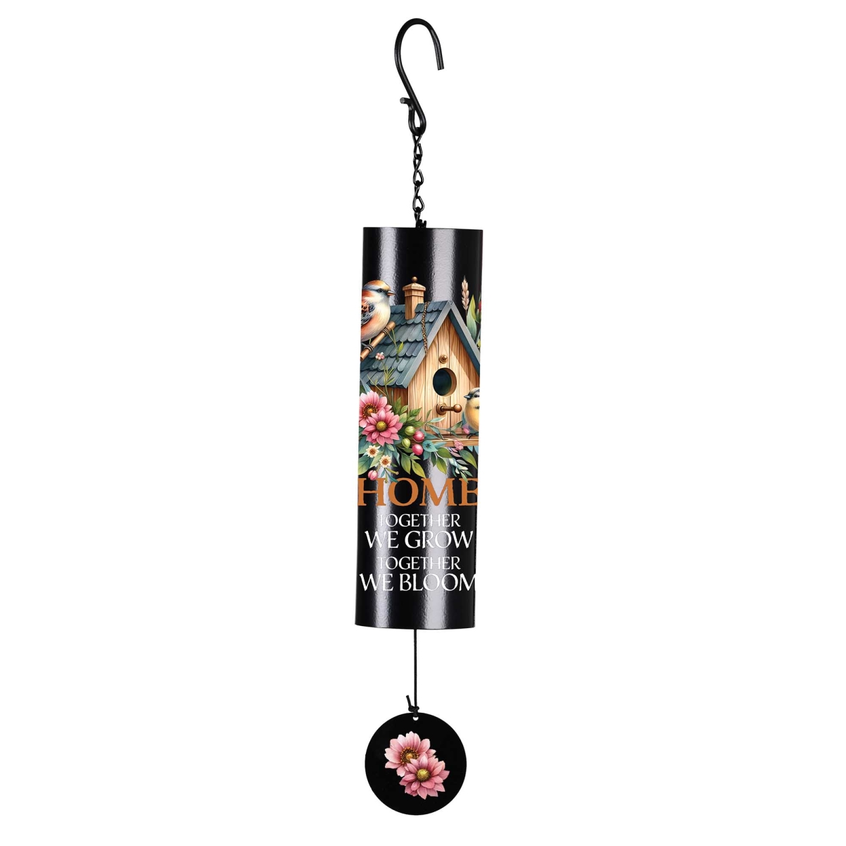 WCA-3B5 Windchime Home Together We Grow Iron