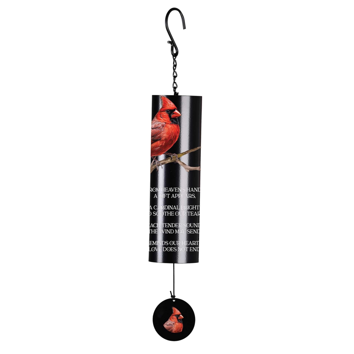 WCA-3B2 Windchime Cardinal From Heavens Iron