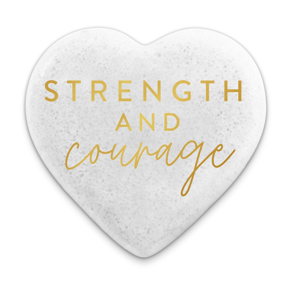 54017 Heart Stone Pink Card Strength Courage