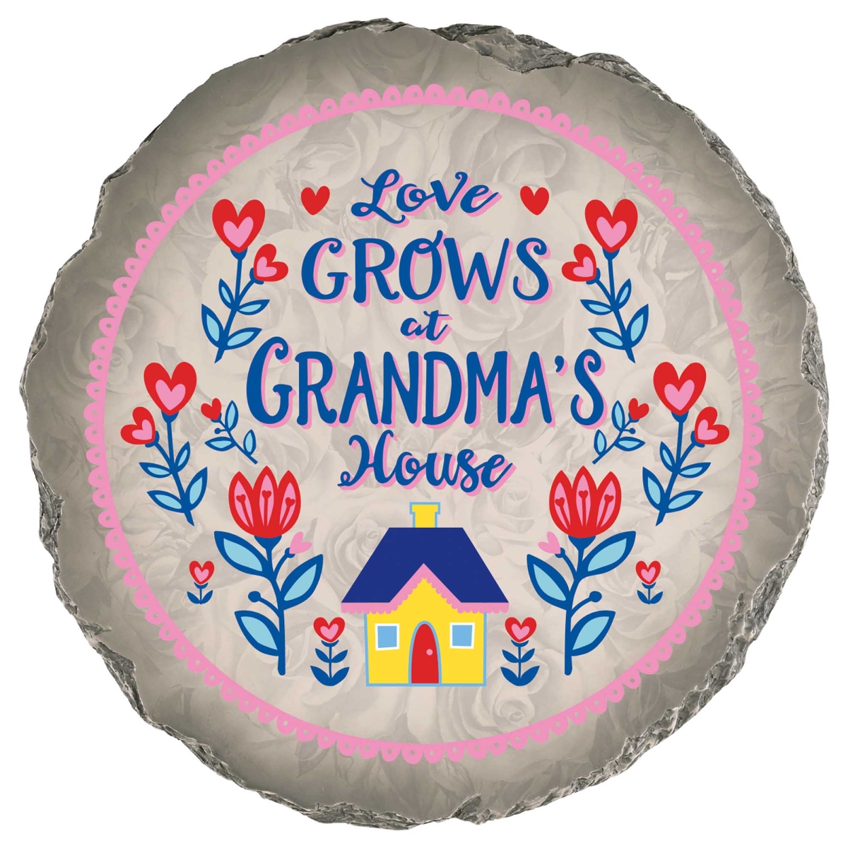 SSR-1010 Garden Stone Love Grows At Grandmas