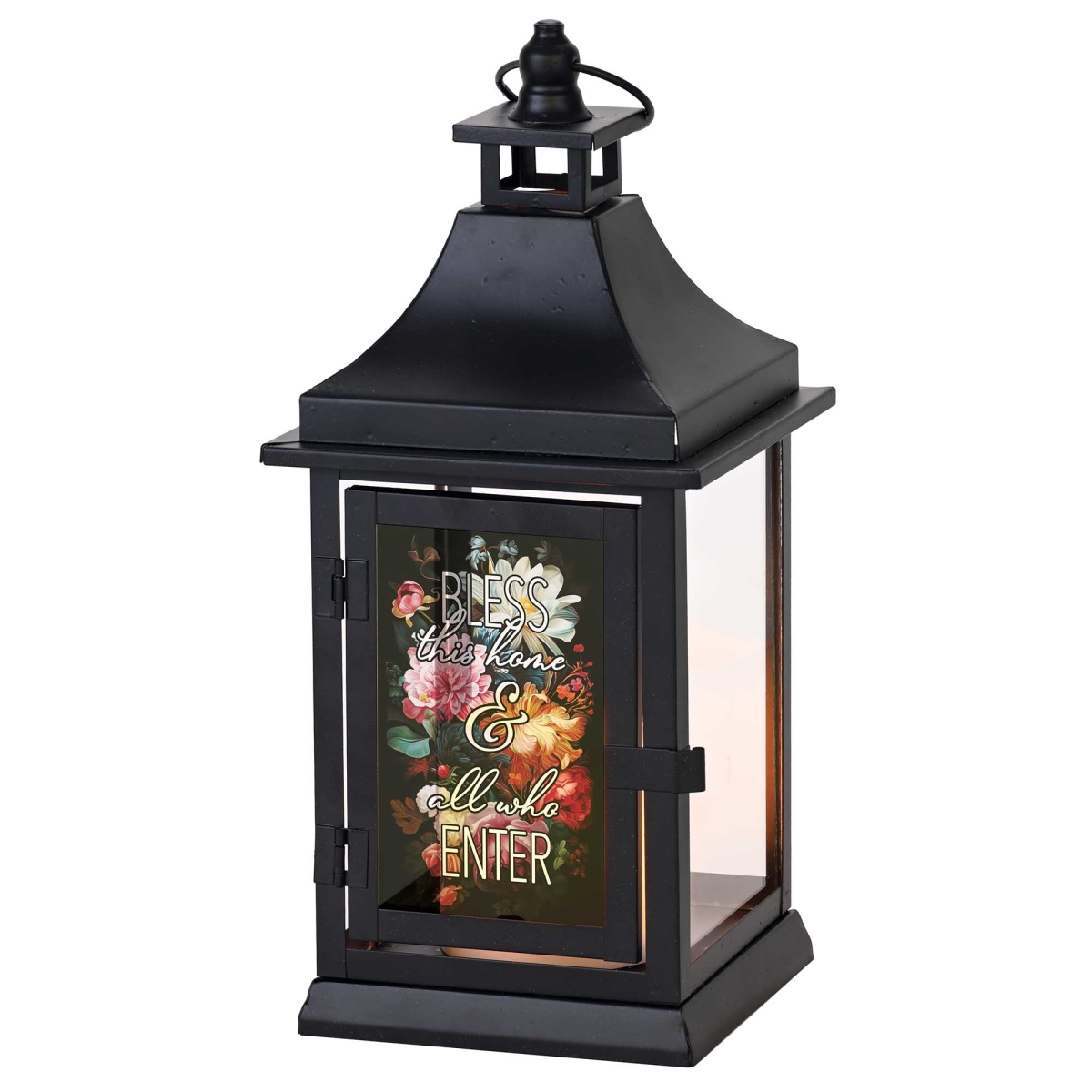 LTNOBS6 Small Outdoor Lantern Bless This Home