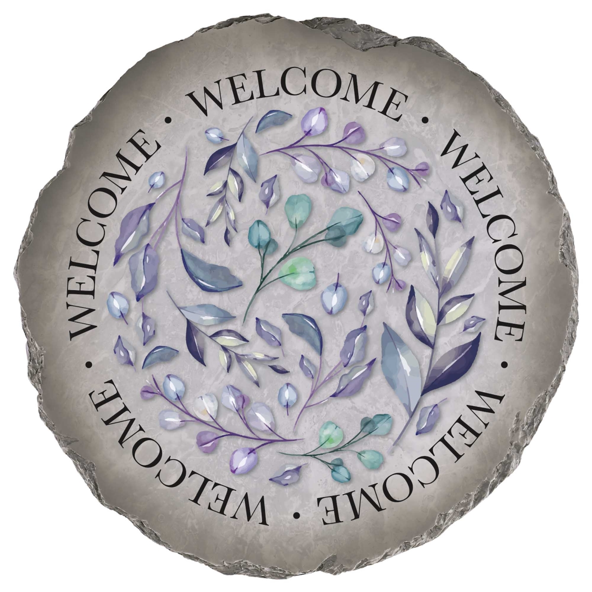SSR-1034 Garden Stone Floral Welcome