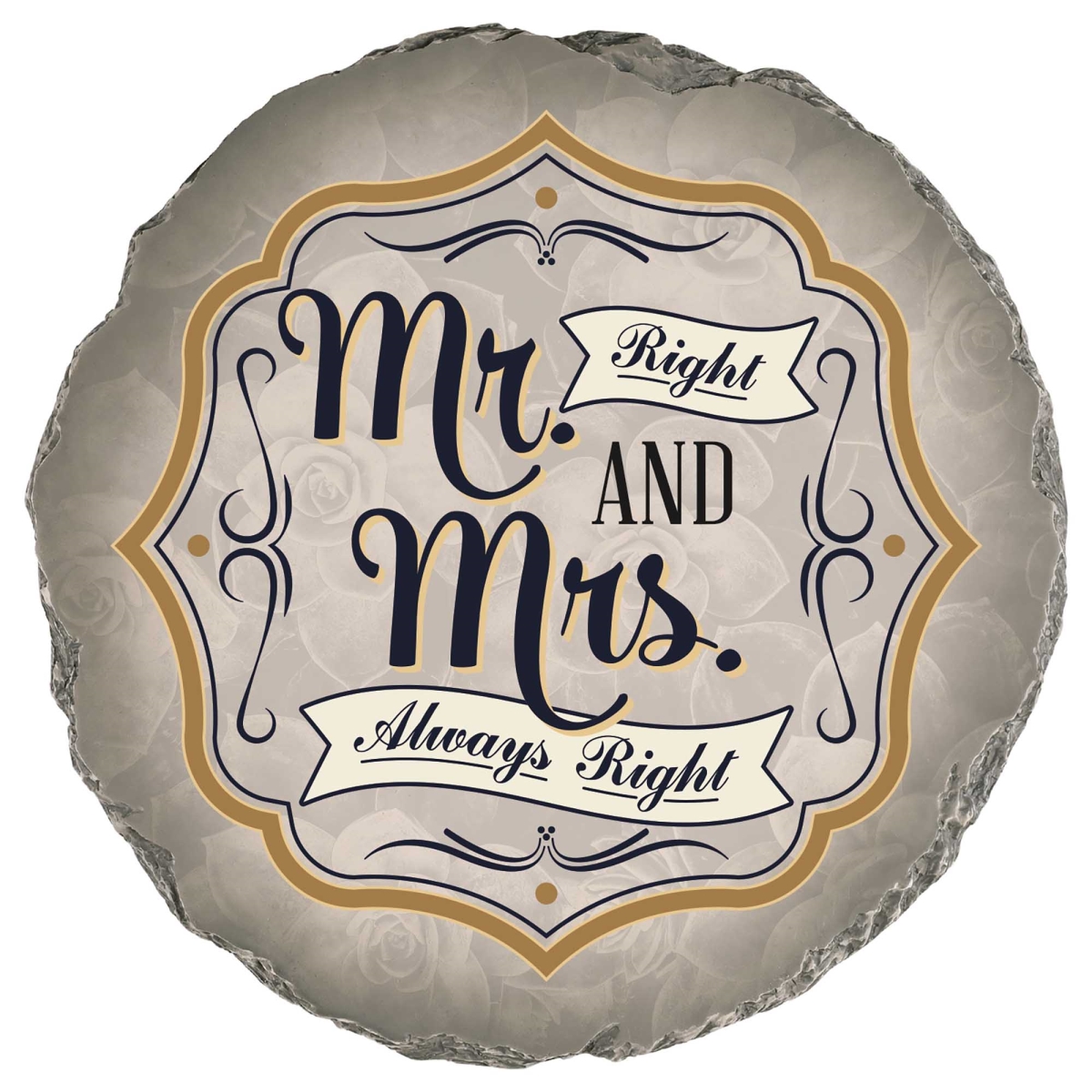 SSR-1014 Garden Stone Mr Right & Mrs Always Right