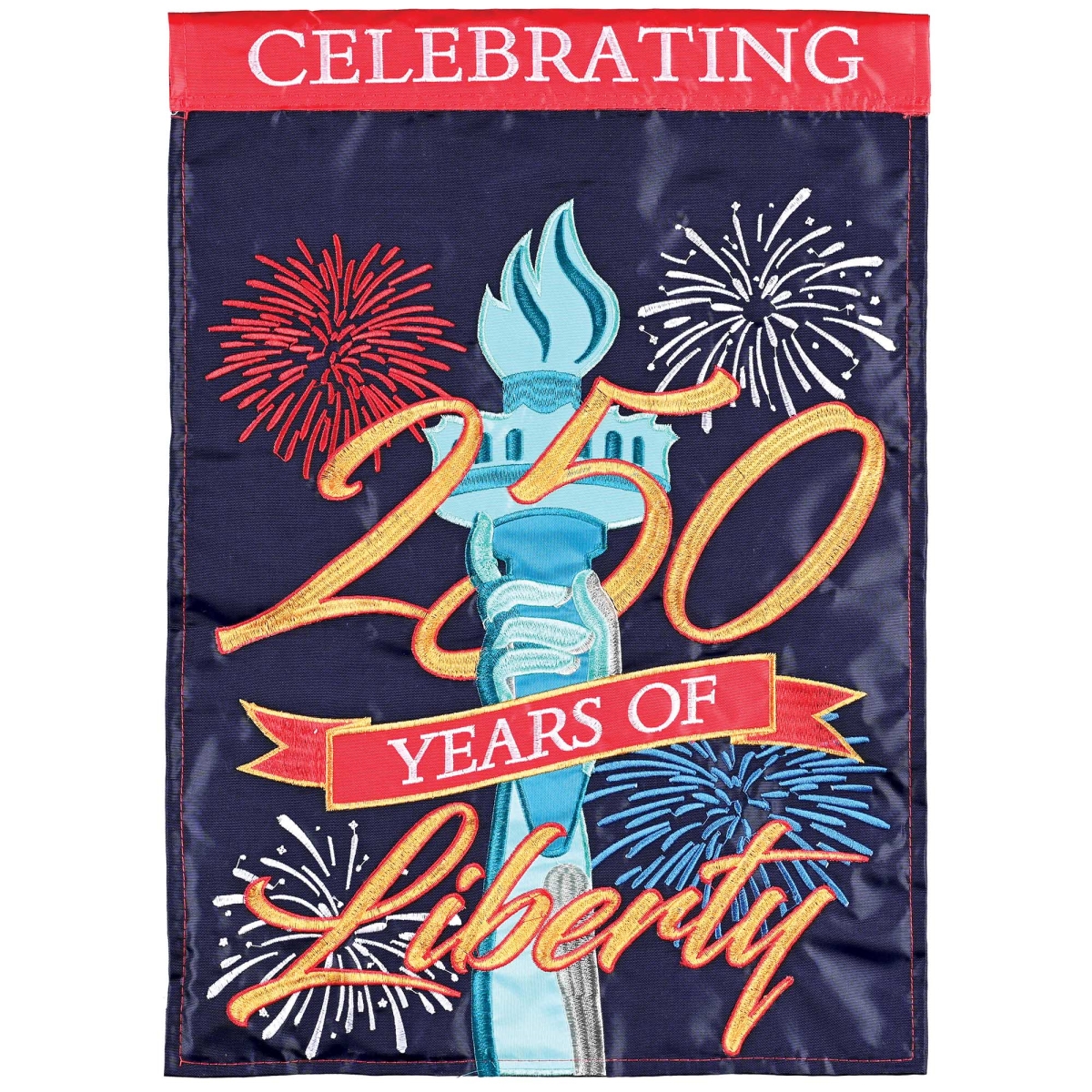 M013076 Garden Flag Celebrating 250 Years
