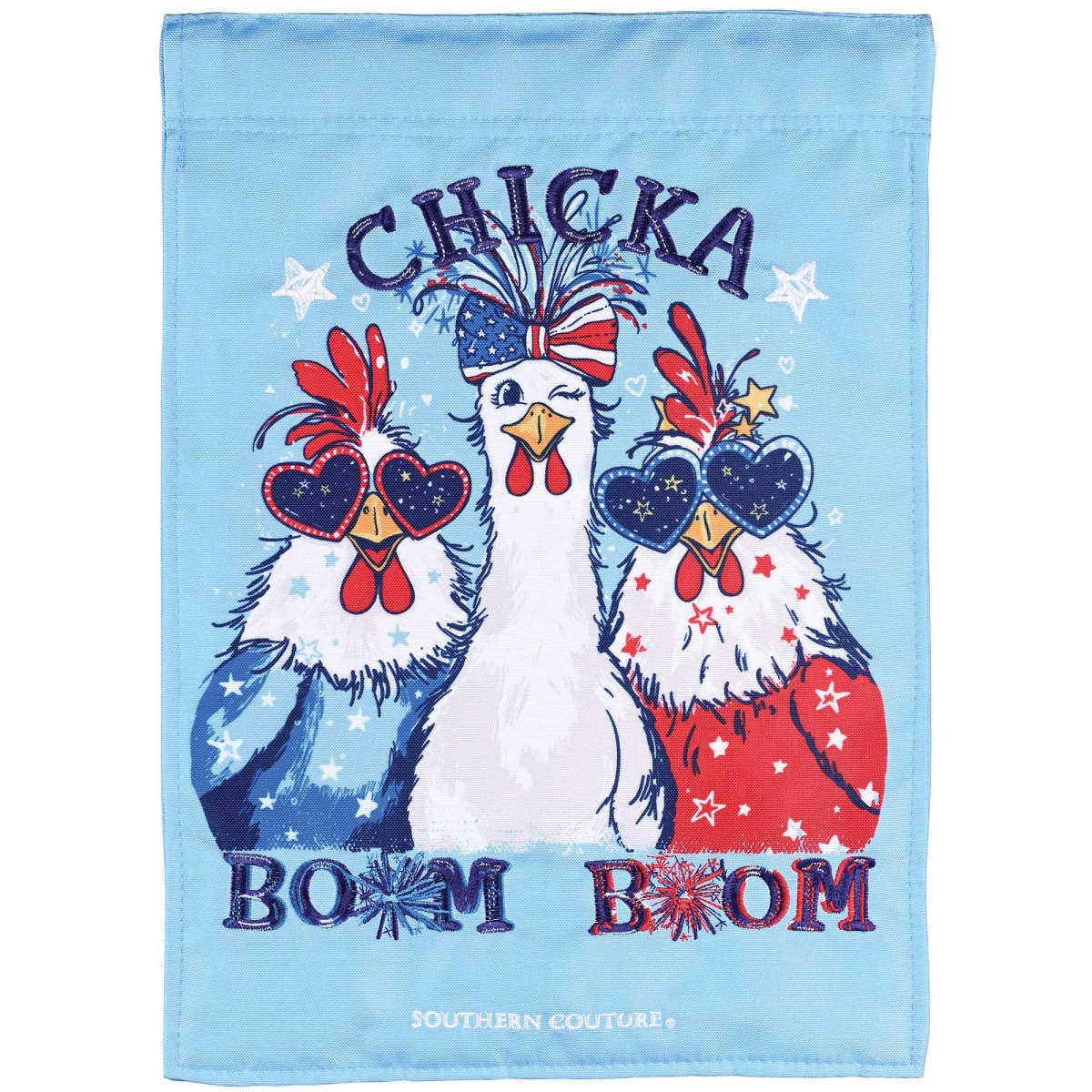 M013060 Garden Flag Chicka Boom Boom