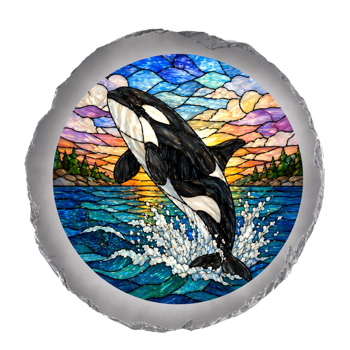 SSRSH0047 Stain Gl Orca Stone Gray