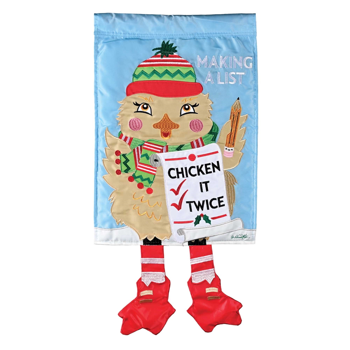 M013009 Crazy Leg Christmas Chicken Making List