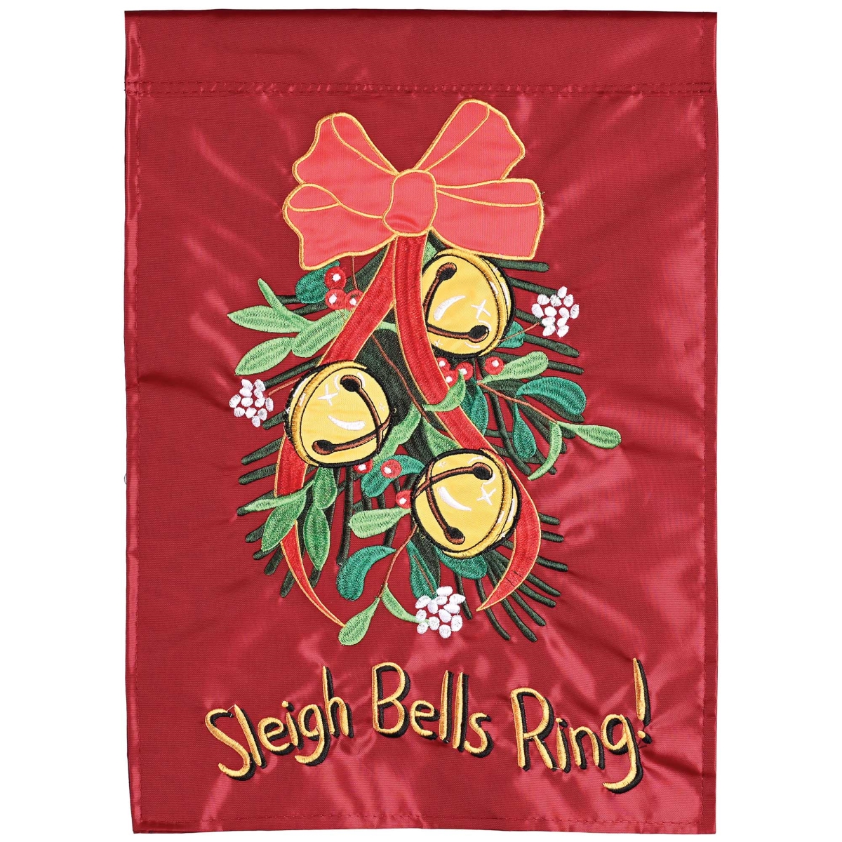 M013034 Garden Flag Sleigh Bells Ring
