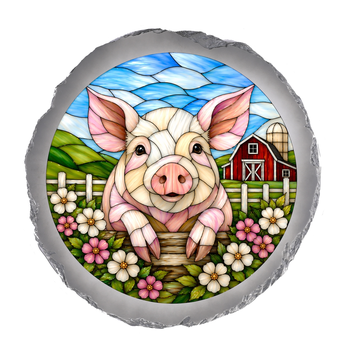 SSRSH0012 Stain Gl Yorkshire Pig Stone Gray