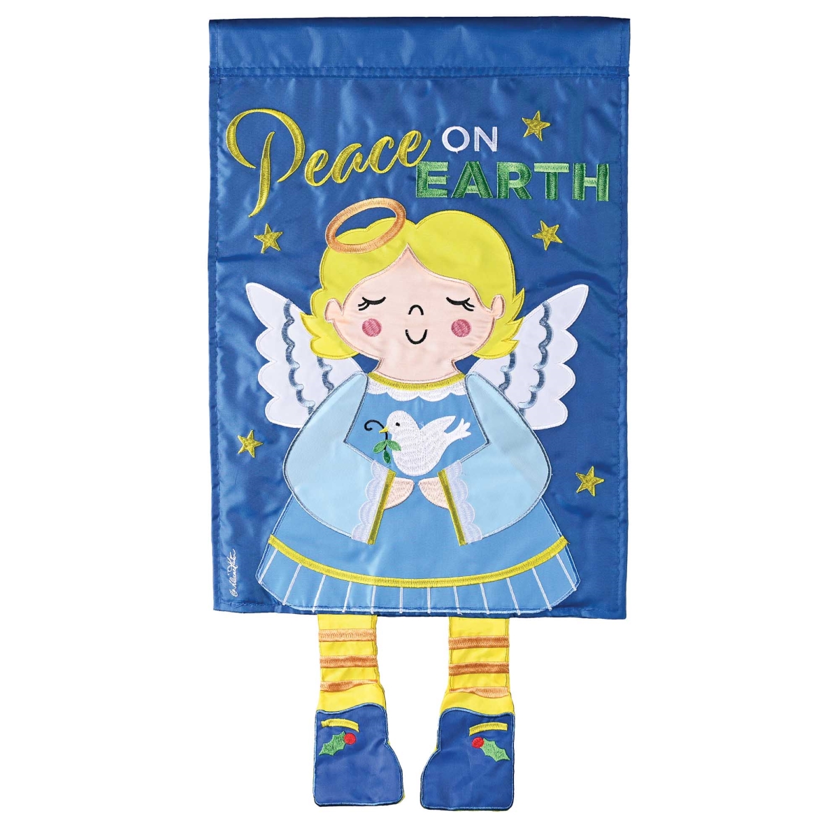 M013011 Crazy Leg Angel Peace On Earth