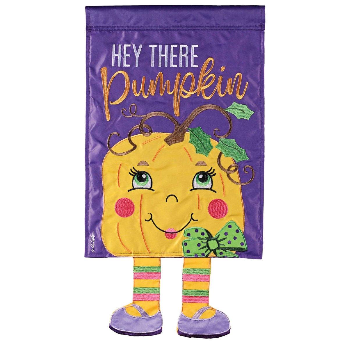 M013007 Crazy Leg Pumpkin Hey There Pumpkin