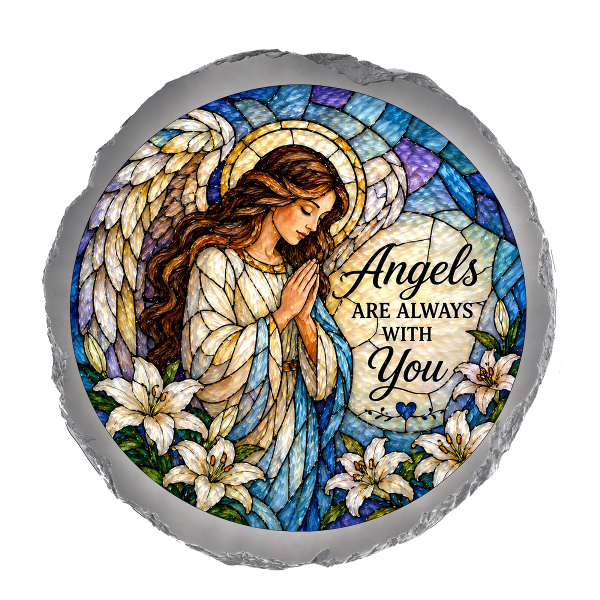 SSRSH0051 Stain Gl Angel Stone Gray