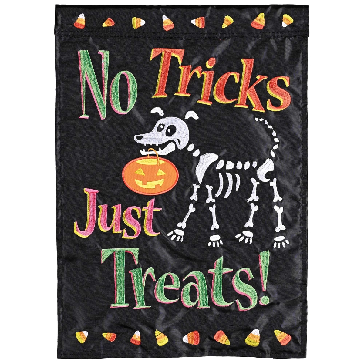 M013026 Garden Flag No Tricks Just Treats