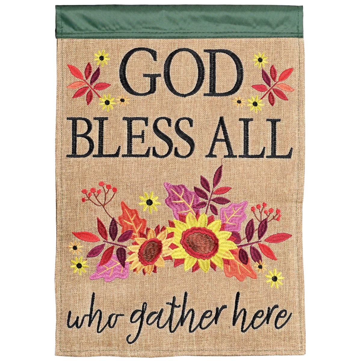 M013016 Garden Flag God Bless All Who Gather