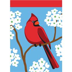 1997 Double Sided Cardinal Polyester Garden Flag, 13 x 18 in.