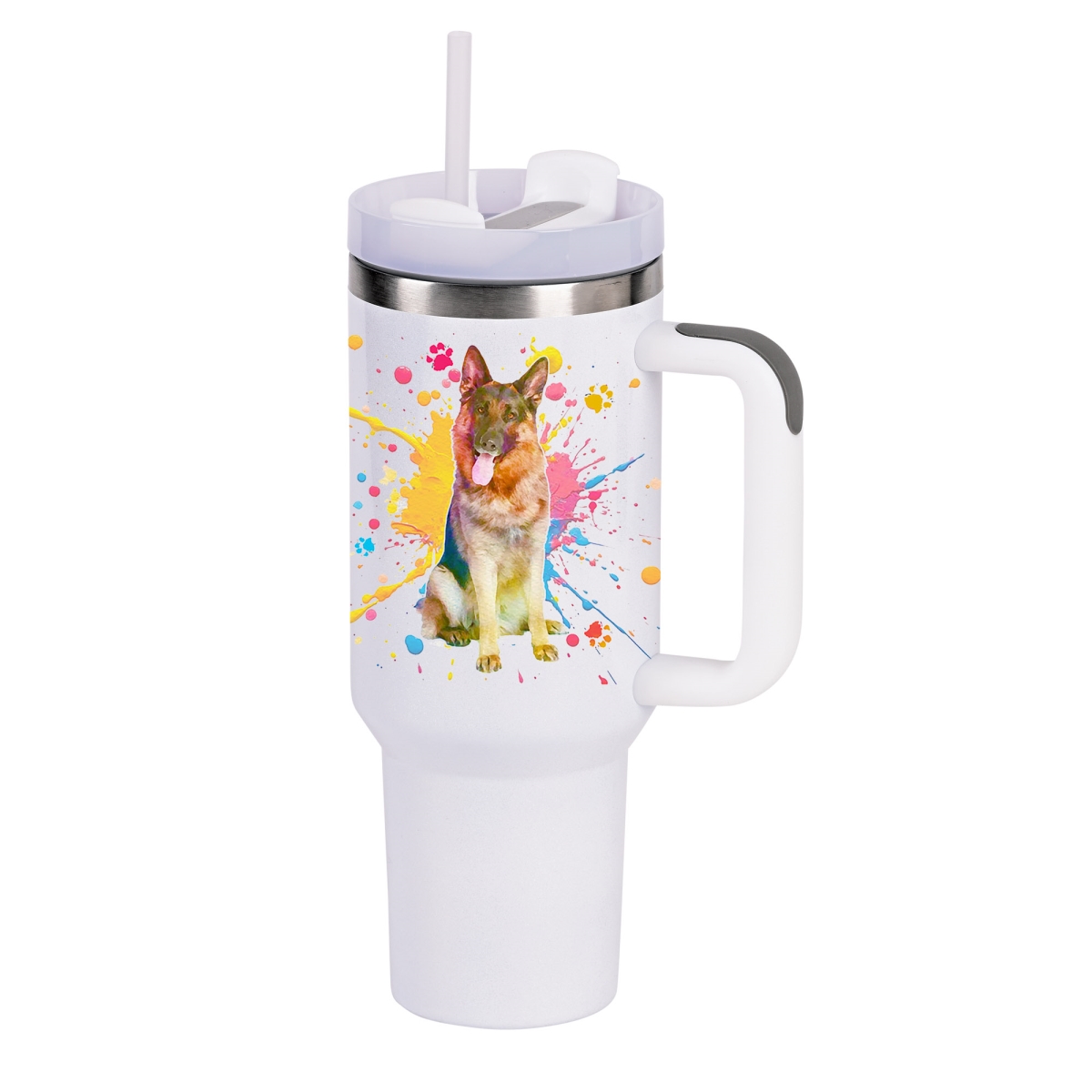 SST40WSH0717 40 Oz Tumbler German Shepherd Paint